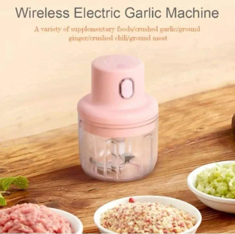 Portable Electric USB Rechargeable Fruit Vegetable cutter mixer