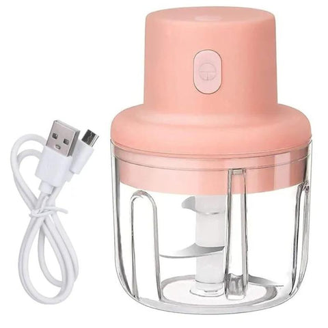 Portable Electric USB Rechargeable Fruit Vegetable cutter mixer